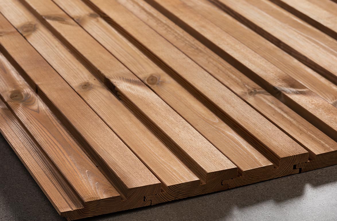 Produktprøve Thermory ThermoWood, Fyr, KEF C34-2